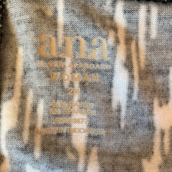 Long modest a.n.a. black and white designed skirt - Picture 6 of 8